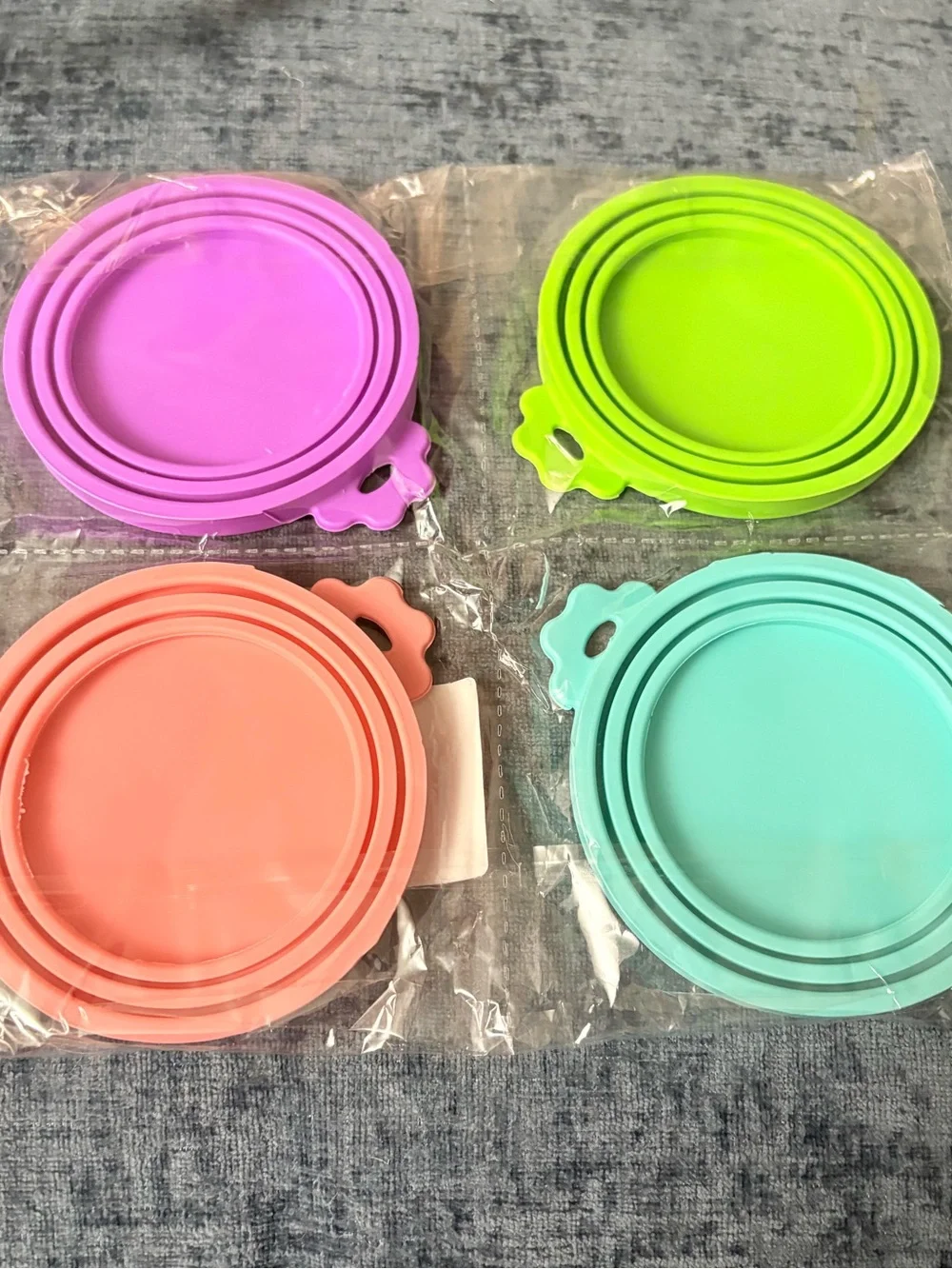 🦖5 for $20 | Reusable cat food lids (set of 4) silicone | items with 🦖 5 for 20